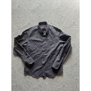 UNTUCKit Long Sleeve Button Shirt‎ - Gray Check - Medium